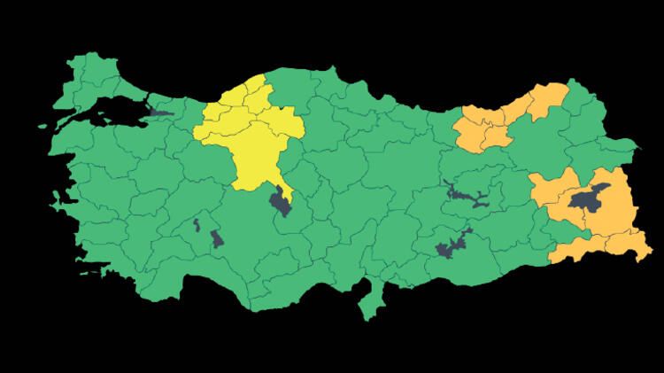 Meteoroloji'den 10 il için turuncu uyarı 1
