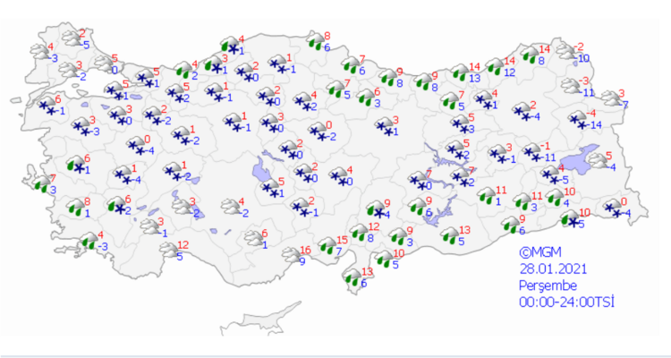 Meteoroloji'den 10 il için turuncu uyarı 10