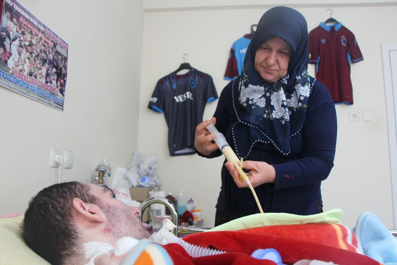 Yatağa mahkum Yusuf’a, Nwakeme’den kupalı ziyaret 1