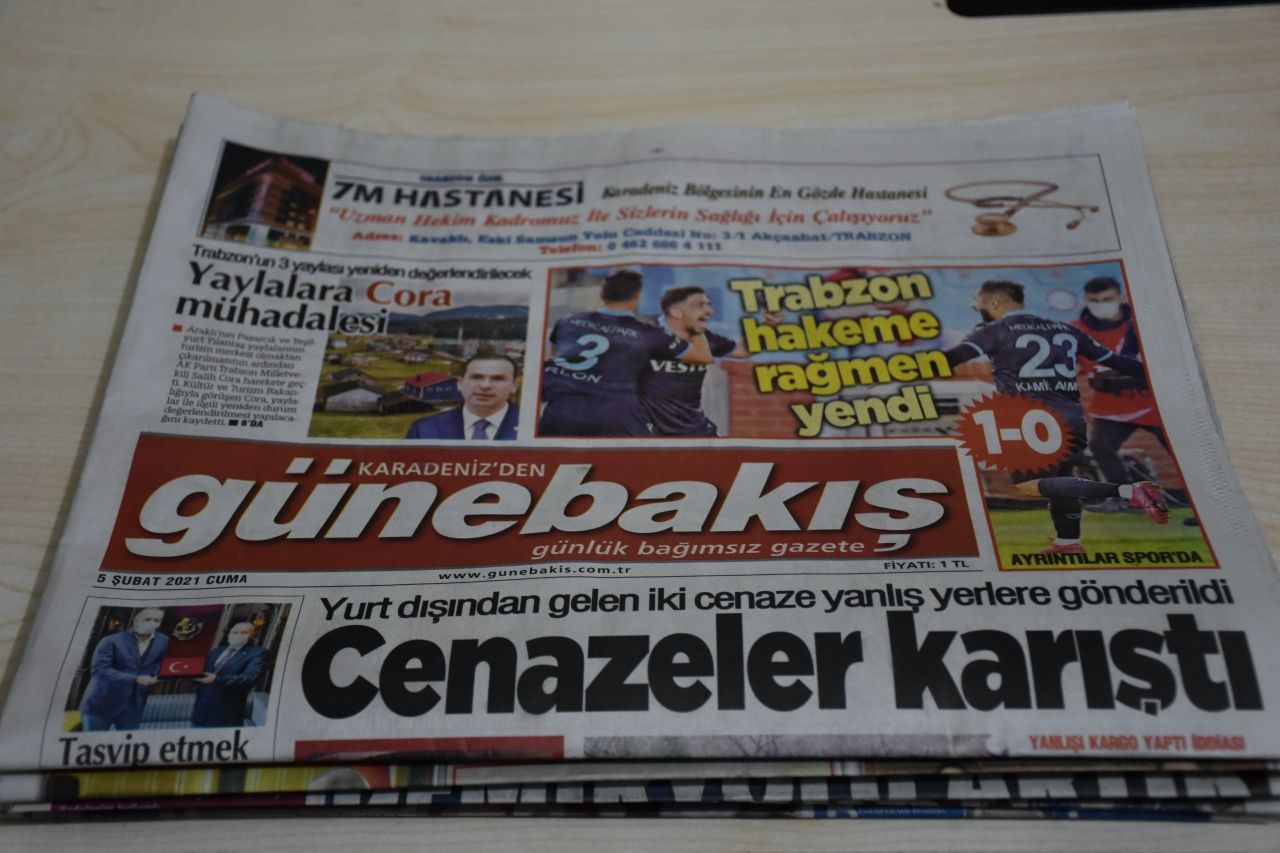 Trabzon yerel basınında Bakasetas coşkusu 1