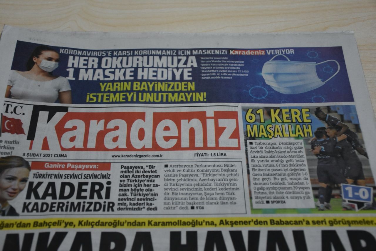 Trabzon yerel basınında Bakasetas coşkusu 3