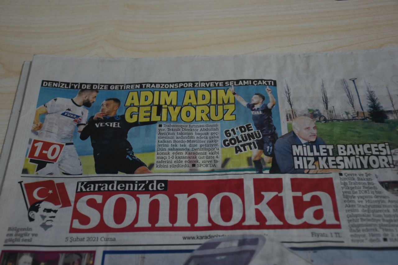 Trabzon yerel basınında Bakasetas coşkusu 5