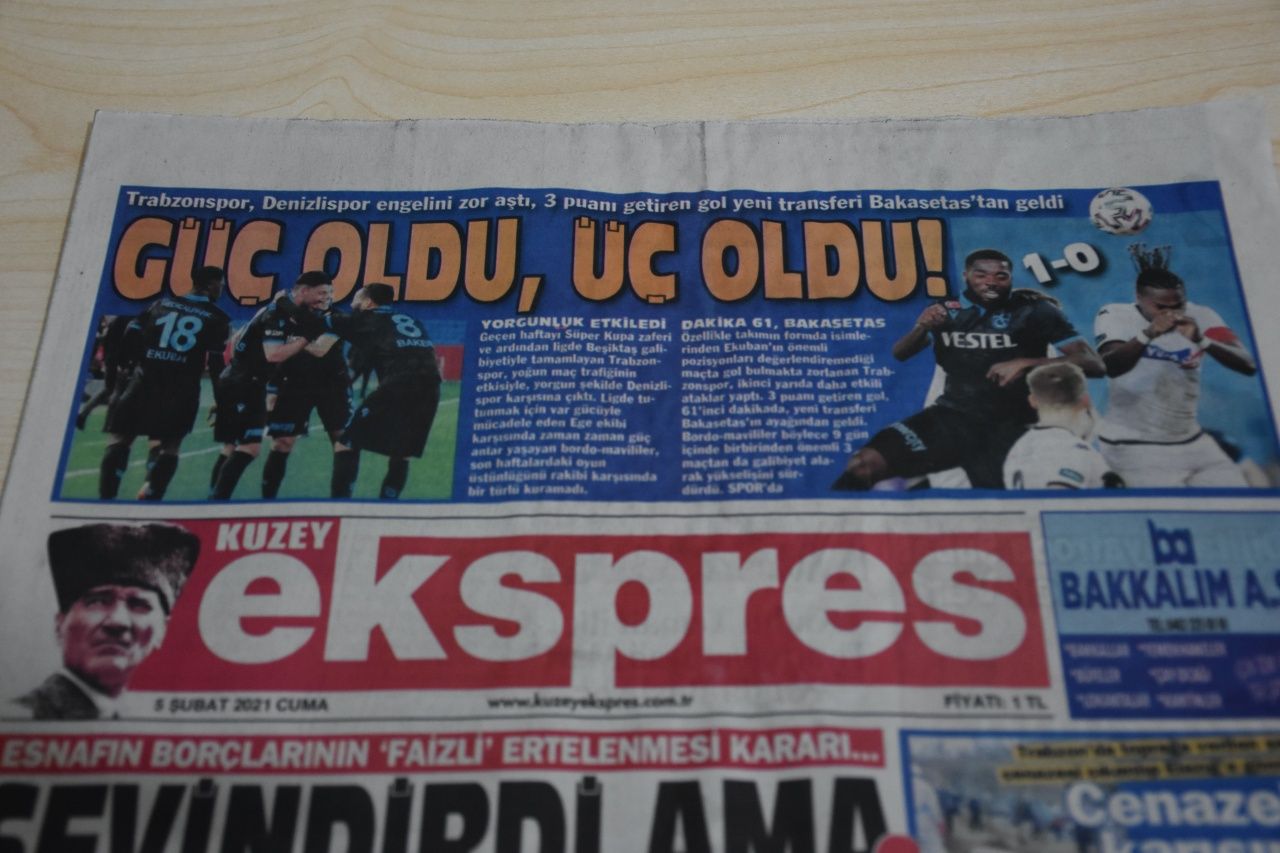 Trabzon yerel basınında Bakasetas coşkusu 9