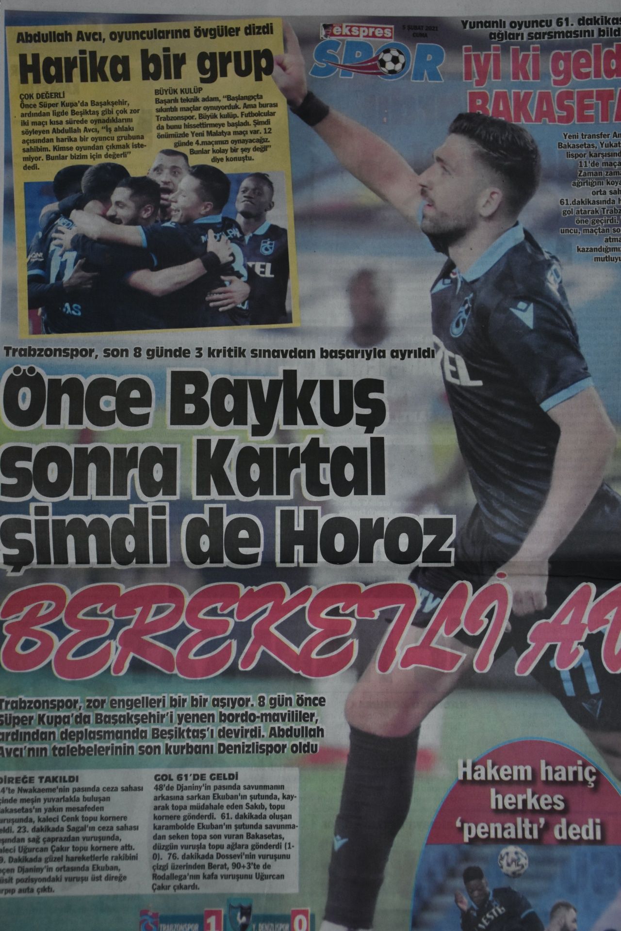 Trabzon yerel basınında Bakasetas coşkusu 10