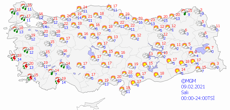 Yağışlı hava yeniden geliyor 8