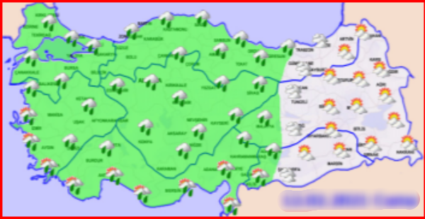 Yağışlı hava yeniden geliyor 4