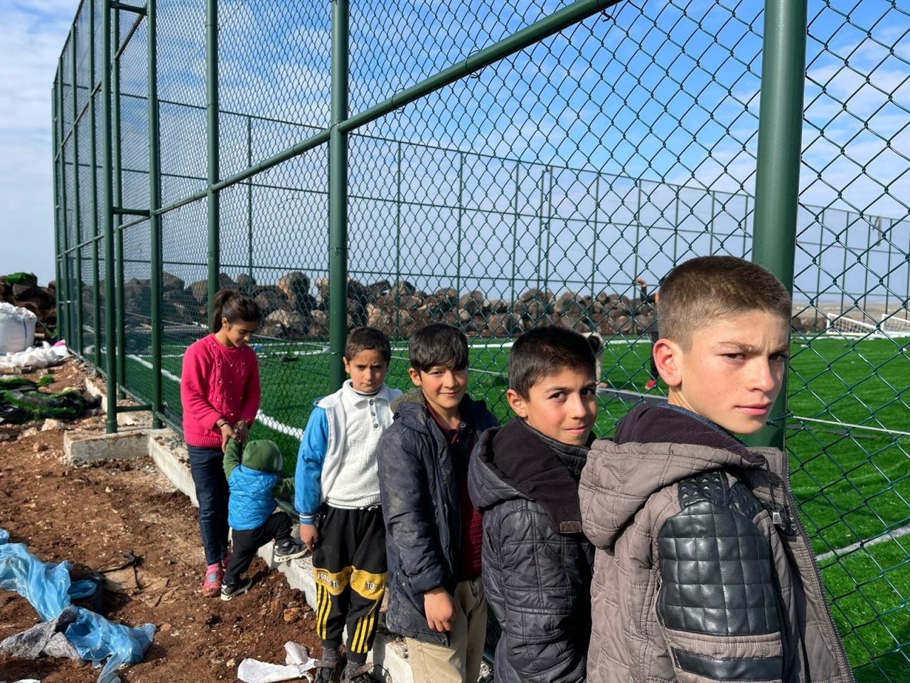 Bakan Kasapoğlu'nun köylülere verdiği tenis kortu sözü gerçekleştirildi 1