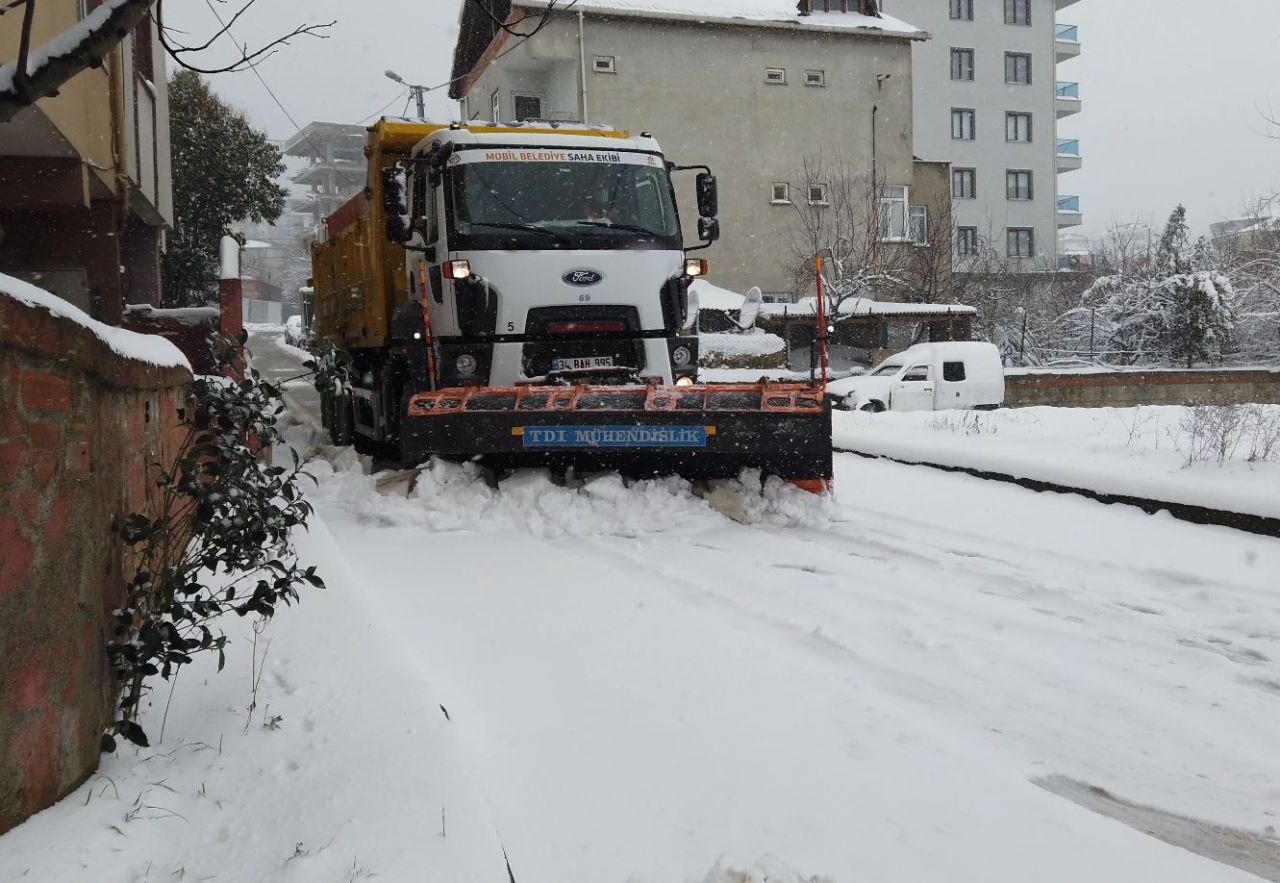 Kış çalışmaları aralıksız devam ediyor 9