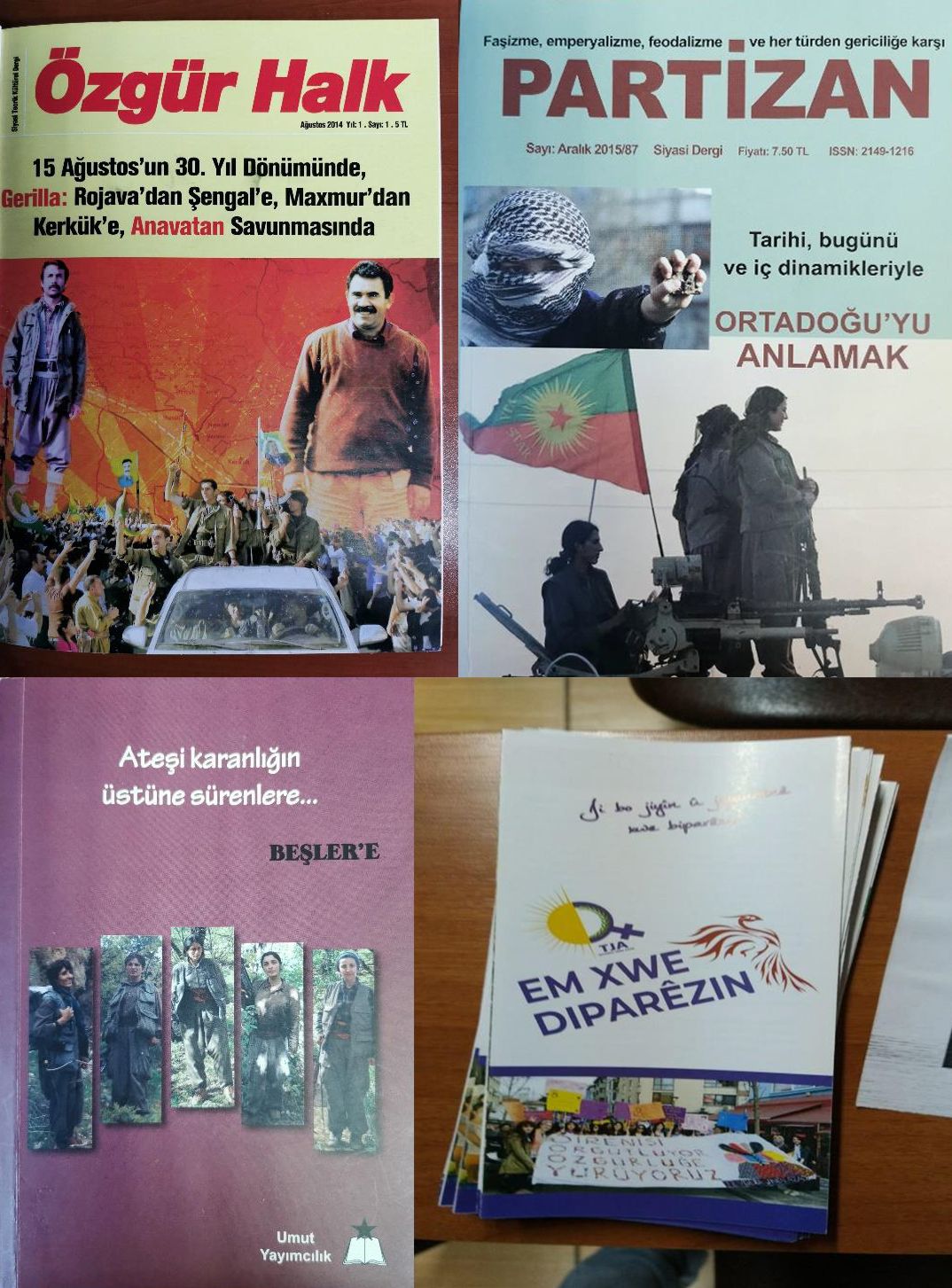 HDP binalarında PKK paçavraları! 9