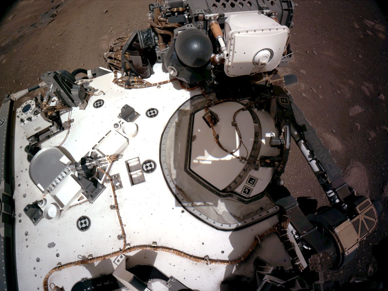 NASA Mars'a iniş görüntülerini paylaştı 2