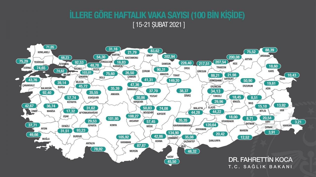 Karadeniz'de 19 yerleşim bölgesi karantinaya alındı 2