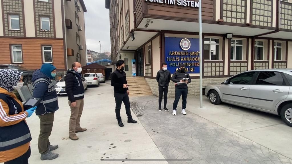 Rize'de drone denetimi başladı 4