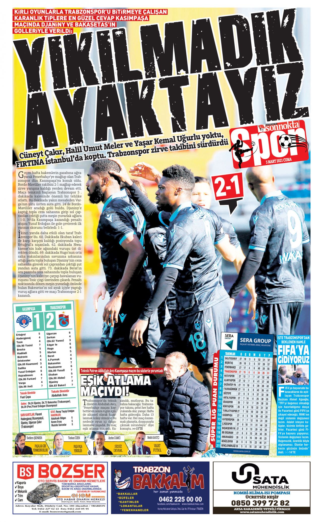 Trabzon yerel basını coştu 2