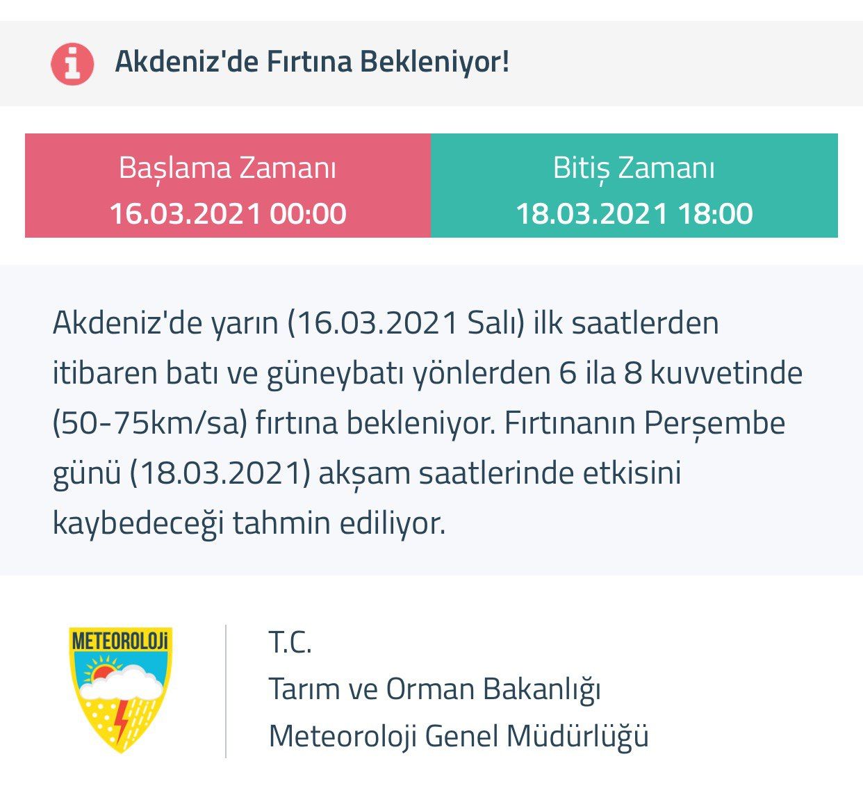 Meteoroloji il il bölge bölge uyardı 3