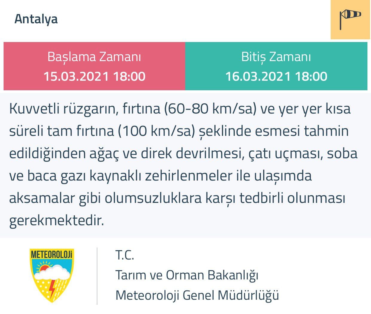 Meteoroloji il il bölge bölge uyardı 9