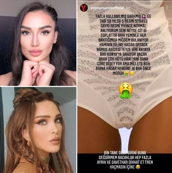 Yağmur Sarnıç'tan Seren Serengil'e ağza alınmayacak sözler... 3