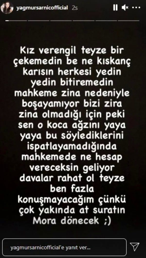 Yağmur Sarnıç'tan Seren Serengil'e ağza alınmayacak sözler... 6