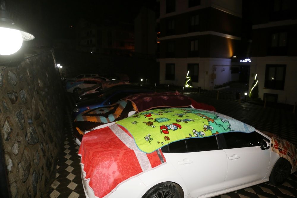 Ordu'da doluya karşı naylonlu, halılı önlem! 6