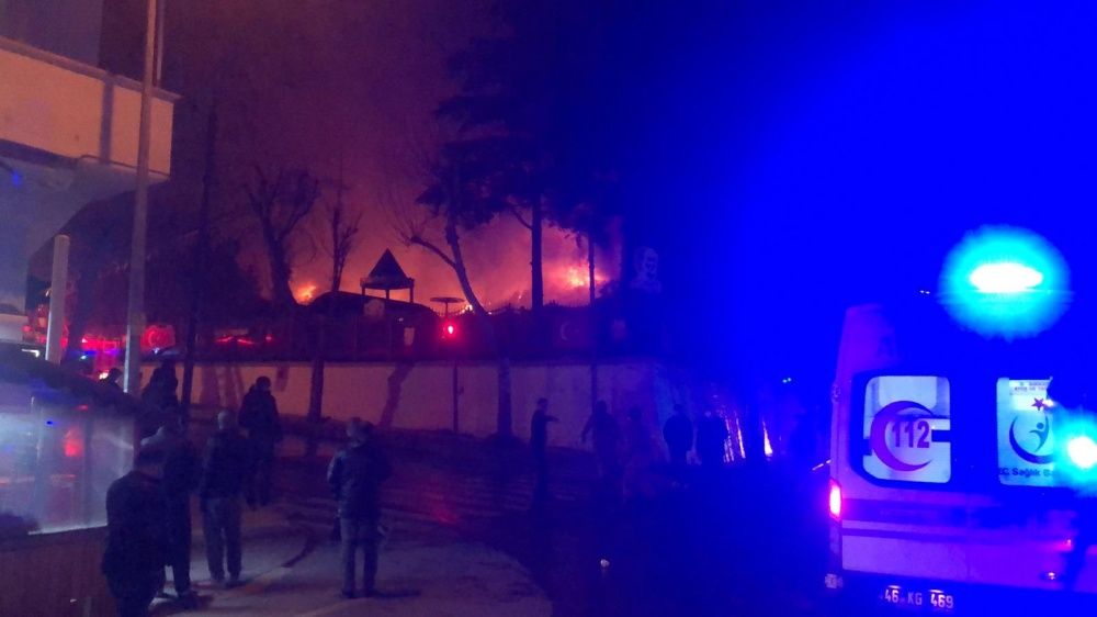 Kahramanmaraş'ta askeri gazino ve orduevinde yangın 6