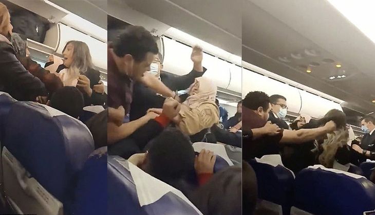 Tunus-İstanbul uçağındaki kavga dünya basınında manşet oldu! 5