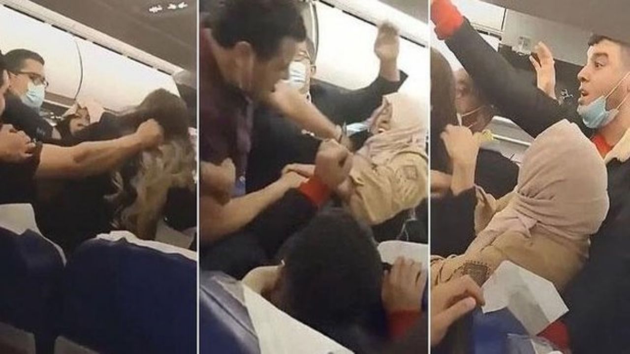 Tunus-İstanbul uçağındaki kavga dünya basınında manşet oldu! 1