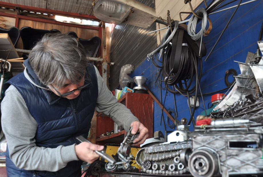 Go kart hurdalarının sanat eserine dönüşü 5