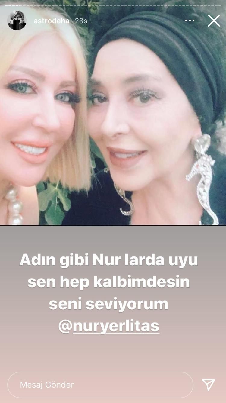 Ünlü isimler, Nur Yerlitaş'ı unutmadı 13