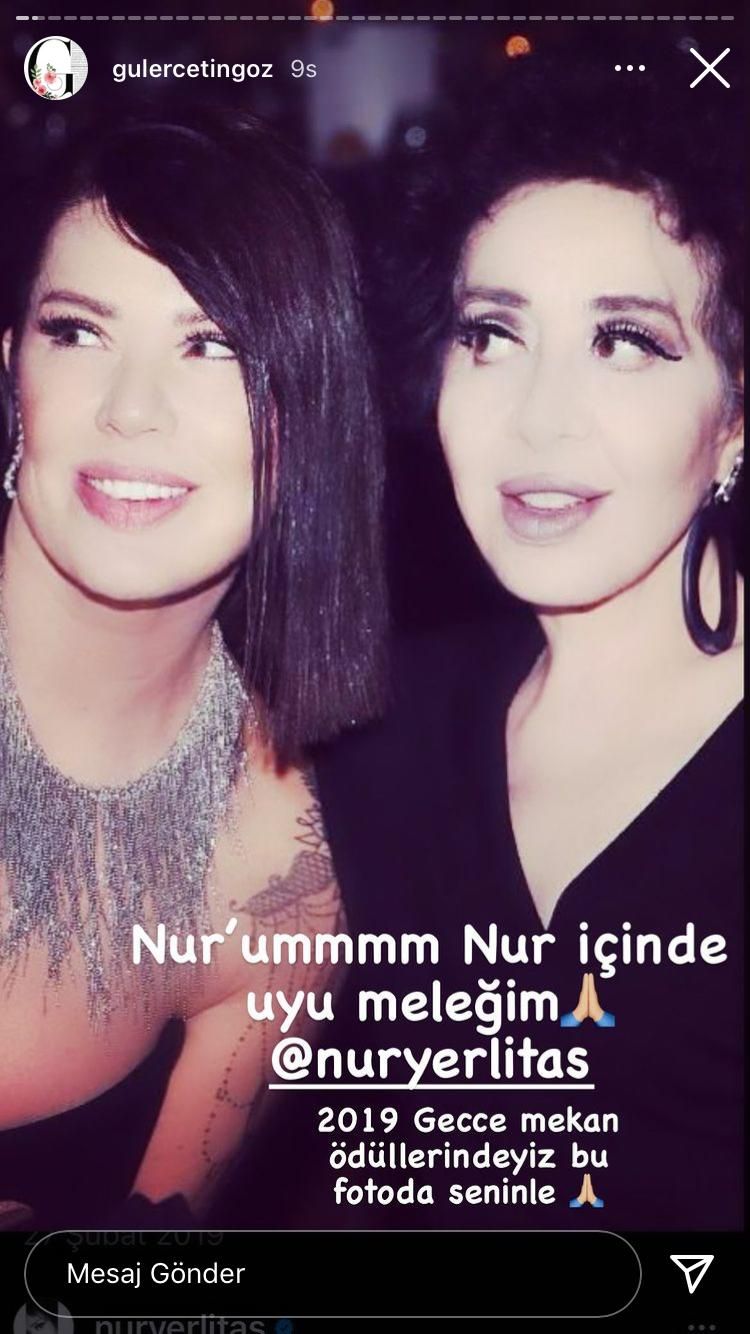 Ünlü isimler, Nur Yerlitaş'ı unutmadı 16