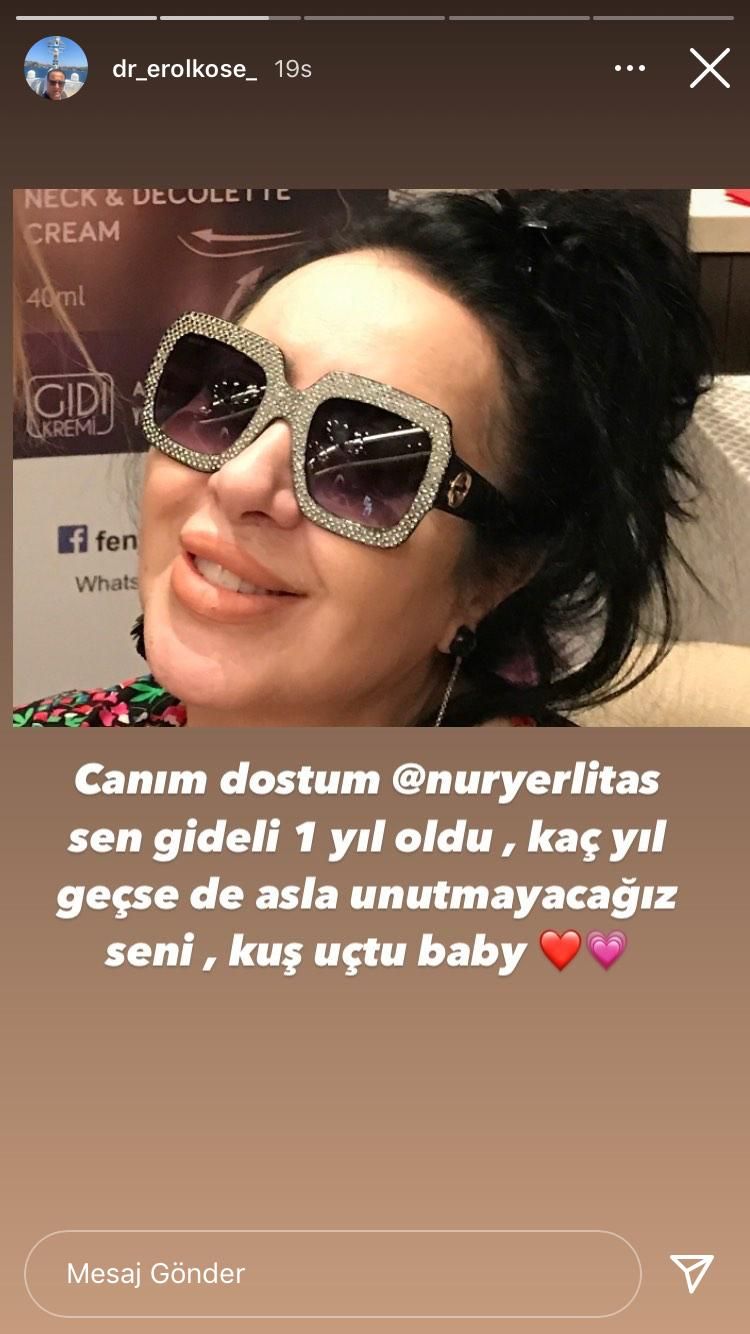 Ünlü isimler, Nur Yerlitaş'ı unutmadı 11