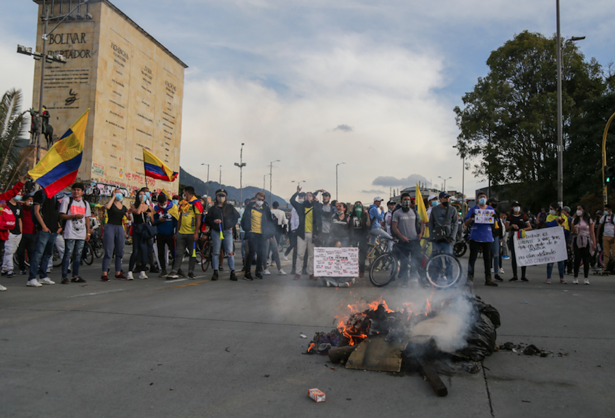 Kolombiya'da hükümet karşıtı protestolar devam ediyor 1