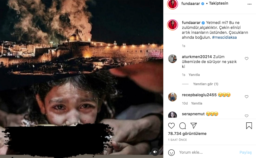 Ünlü isimler İsrail'i kınadı 8