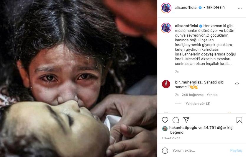 Ünlü isimler İsrail'i kınadı 17