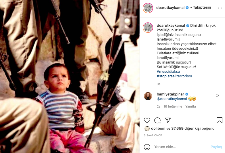 Ünlü isimler İsrail'i kınadı 6