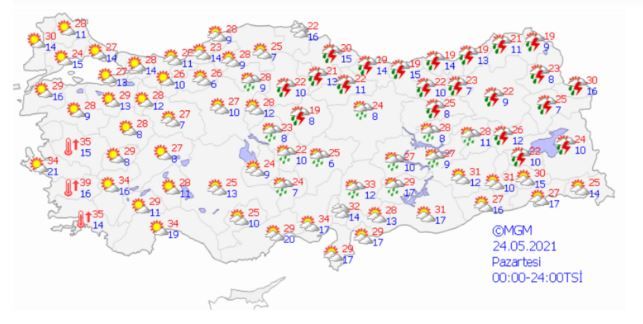 Meteoroloji'den turuncu uyarı: Kuvvetli sağanak bir anda bastıracak! 4