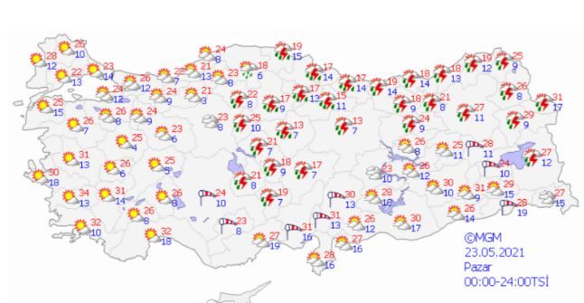 Meteoroloji'den turuncu uyarı: Kuvvetli sağanak bir anda bastıracak! 3