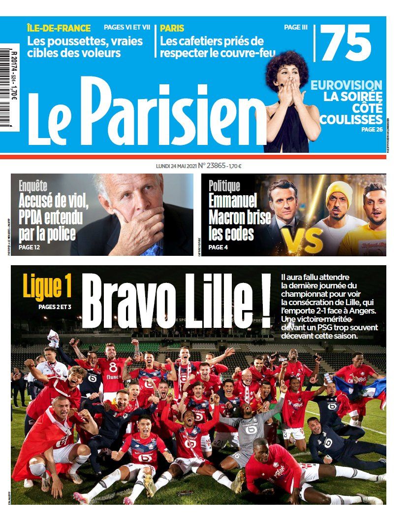Fransa basınında Lille'in şampiyonluğu... 5
