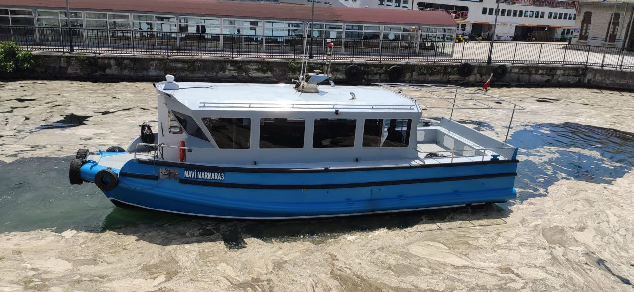 Deniz salyası Marmara Denizi'ni esir aldı! 6