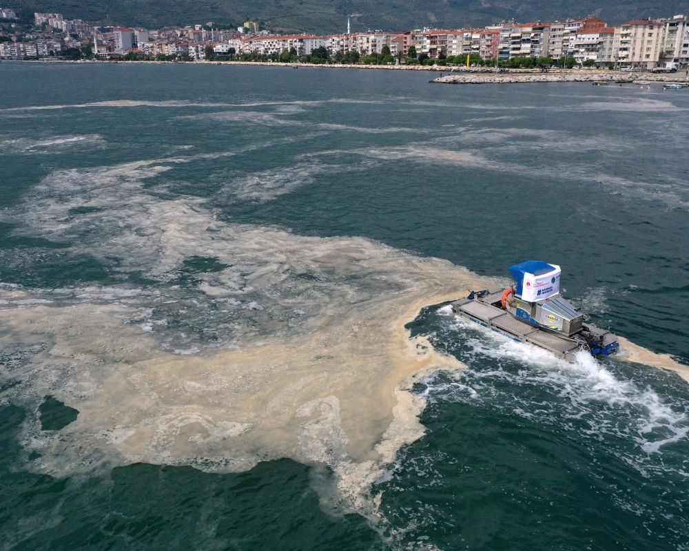 Türkiye'nin en büyük deniz seferberliği başladı! Denizlerdeki müsilaj temizleniyor 68