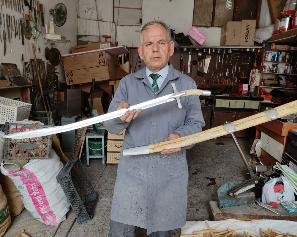 Bursa'da binlerce yıllık teknikle yapılıyor! Bıçak ve kılıçlara büyük ilgi 8