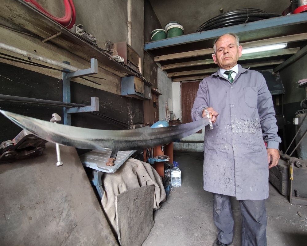 Bursa'da binlerce yıllık teknikle yapılıyor! Bıçak ve kılıçlara büyük ilgi 5