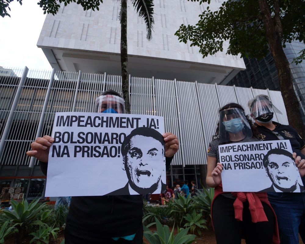 Brezilya'da ülke çapında Bolsonaro hükümeti karşıtı gösteriler düzenlendi 54