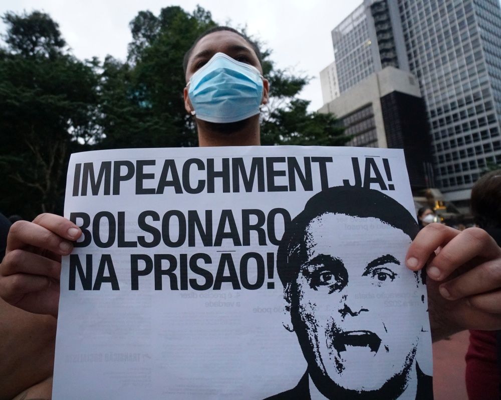 Brezilya'da ülke çapında Bolsonaro hükümeti karşıtı gösteriler düzenlendi 46