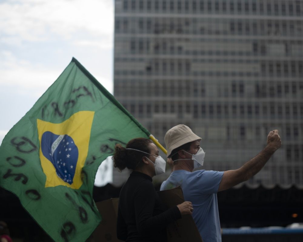 Brezilya'da ülke çapında Bolsonaro hükümeti karşıtı gösteriler düzenlendi 28