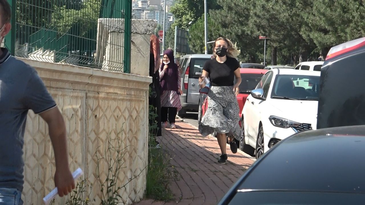 YKS öncesi yurttan manzaralar... Sınava yetişebilmek için zamanla yarıştılar 16