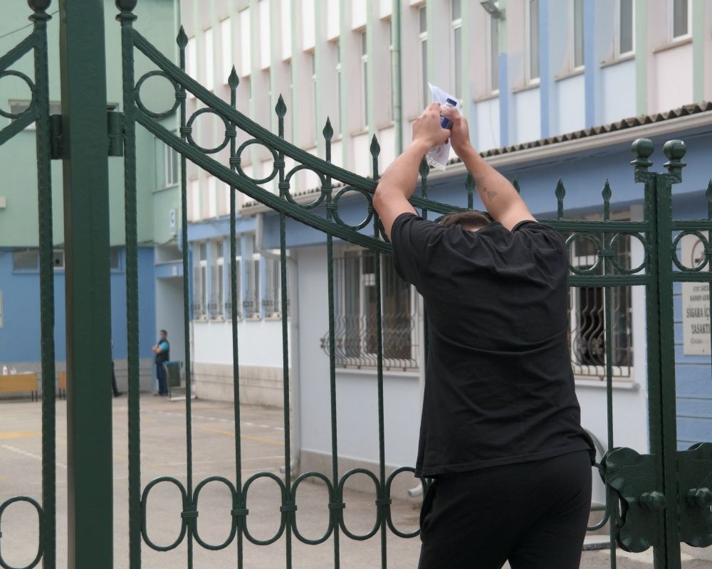 YKS öncesi yurttan manzaralar... Sınava yetişebilmek için zamanla yarıştılar 13