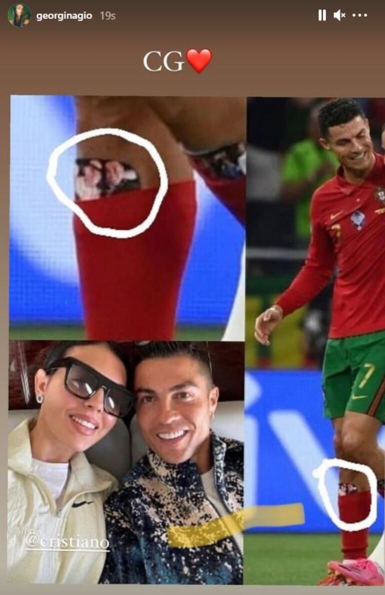Cristiano Ronaldo'nun sevgilisi Georgina Rodriguez'den tekmelik totemi ifşası 1