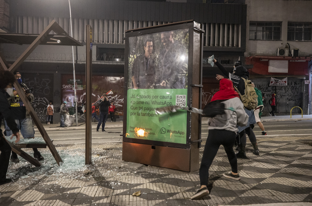 Brezilya'da Devlet Başkanı Bolsonaro karşıtı gösteriler düzenlendi 4