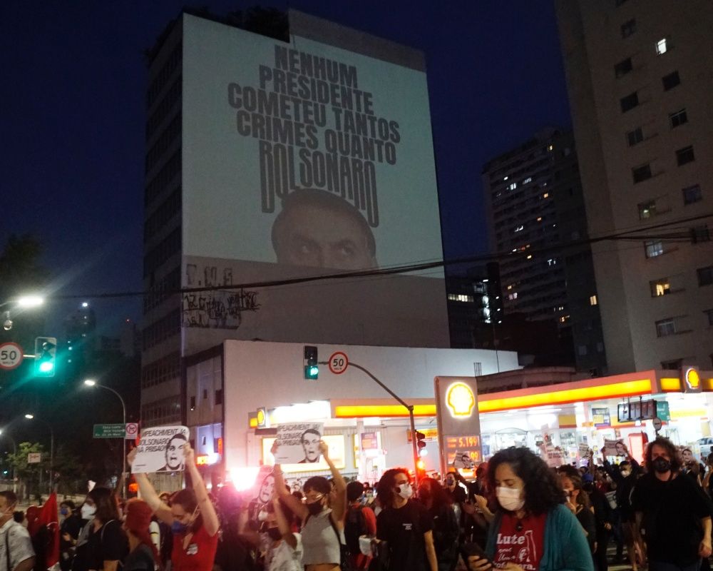 Brezilya'da Devlet Başkanı Bolsonaro karşıtı gösteriler düzenlendi 42