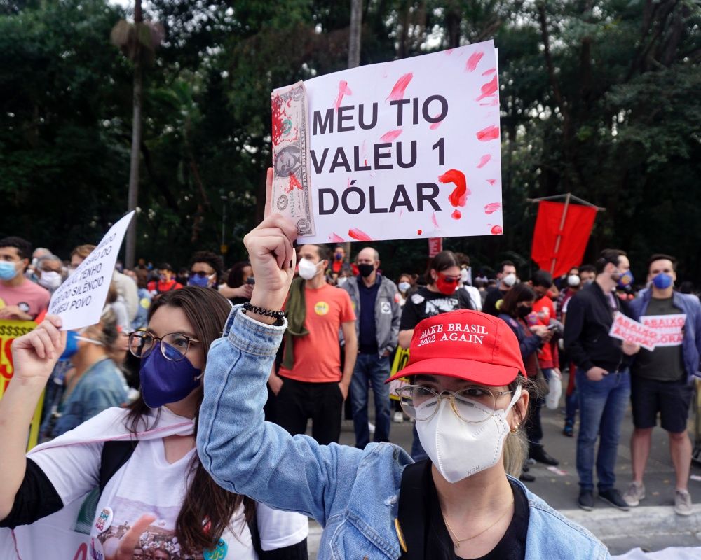 Brezilya'da Devlet Başkanı Bolsonaro karşıtı gösteriler düzenlendi 47