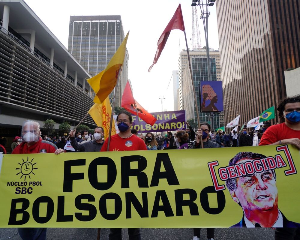 Brezilya'da Devlet Başkanı Bolsonaro karşıtı gösteriler düzenlendi 46